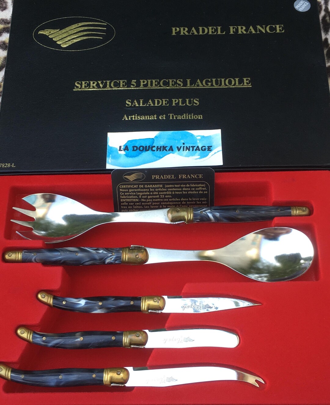 Pradel France et Laguiole - Service voor vlees, salade
