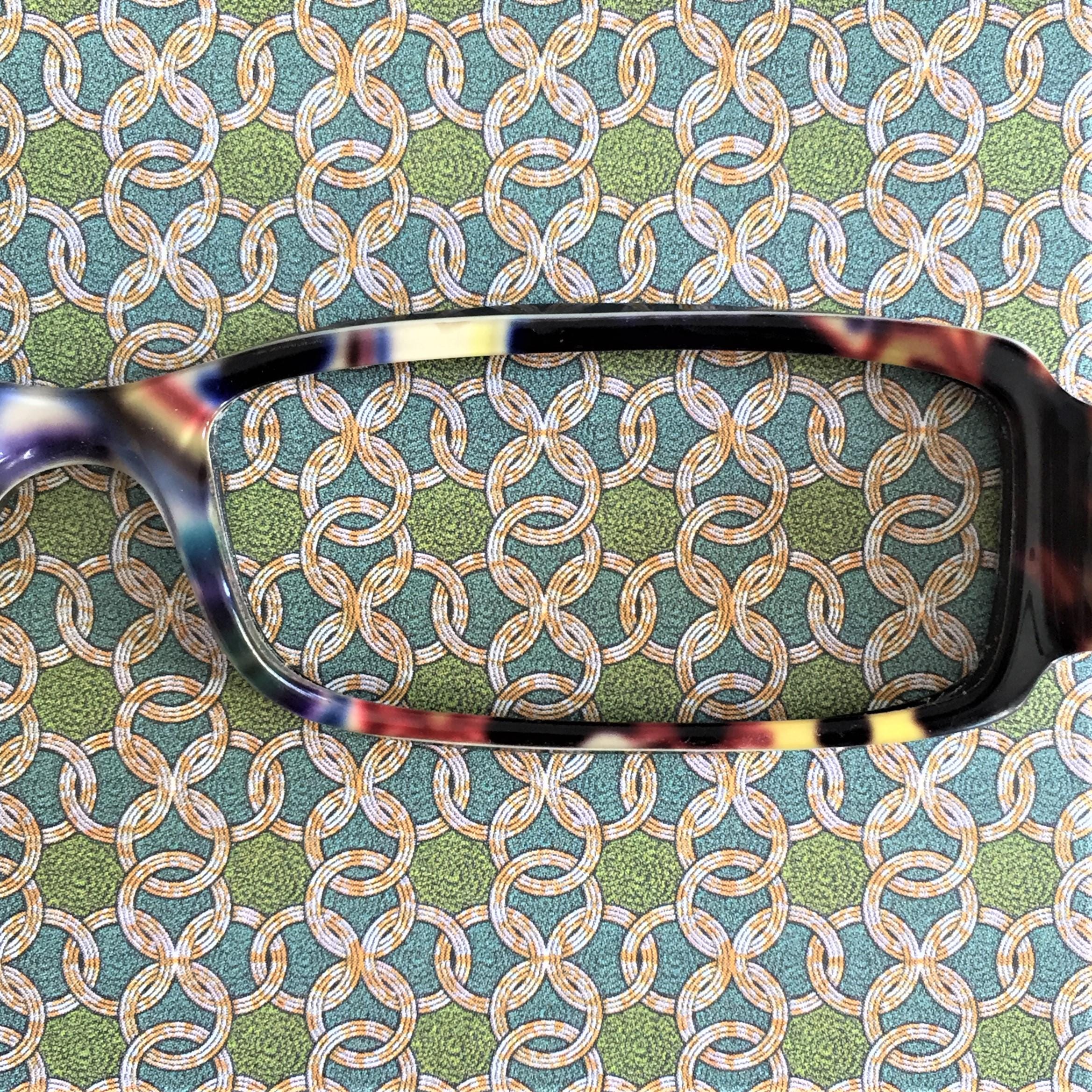 Kenzo black rectangular floral half-rim eyeglasses FOR FRAMES ONLY 52 17 135 Black Floral Rectangle Glasses #2018716 | Zenni Optical main image 4