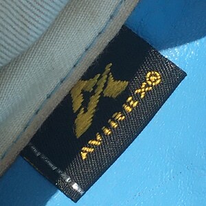 AVIREX 1980s Women JACKET & Patches ~ Iconic Bomber Style ~ Baby Blue Leather ~ Made in USA ~ Rare Vintage ~ S image 13