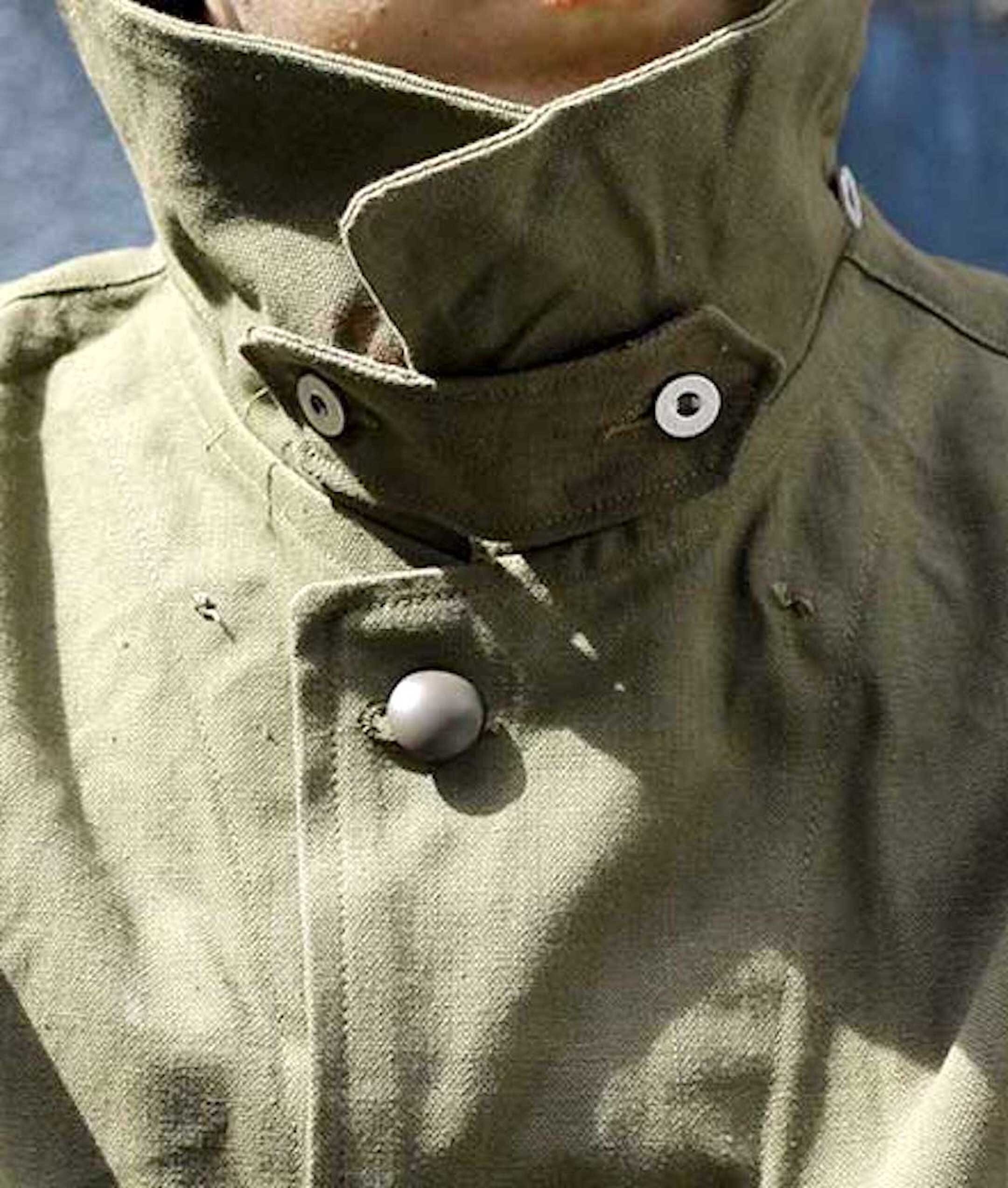 French Army WW2 1940s Men M38 MOTORCYCLE COAT Overcoat