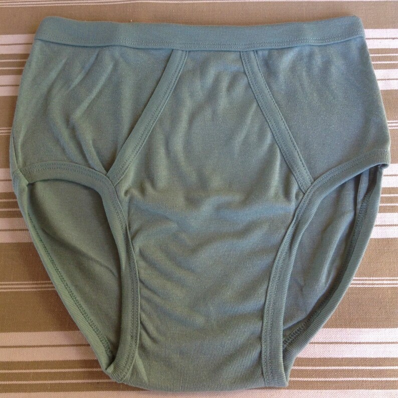 French 1970s Men Brief Underwear High Quality Combed Cotton Etsy