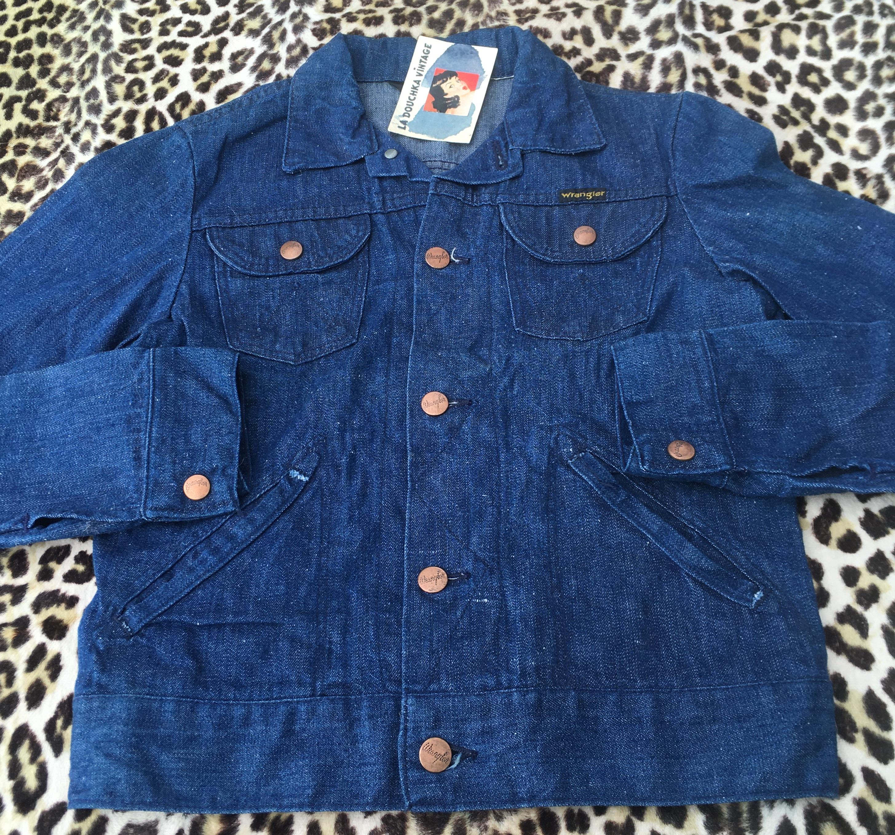 WRANGLER 1960s / 1970s Women Western 124MJ JACKET ~ Dark