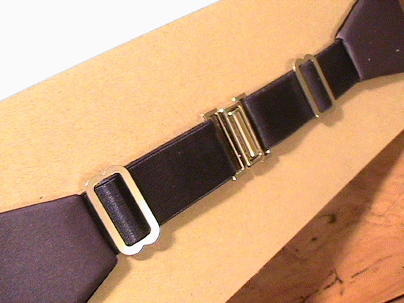 New In Vintage Box Navy Blue Silk Vintage 1960s Men Cummerbund Tuxedo Formal Belt