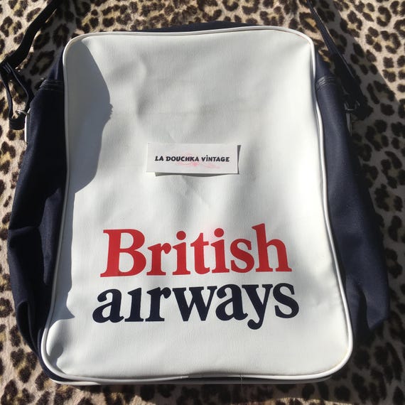 BRITISH AIRWAYS AIRLINE 1960s Carry-on / Travel / Flight Luggage