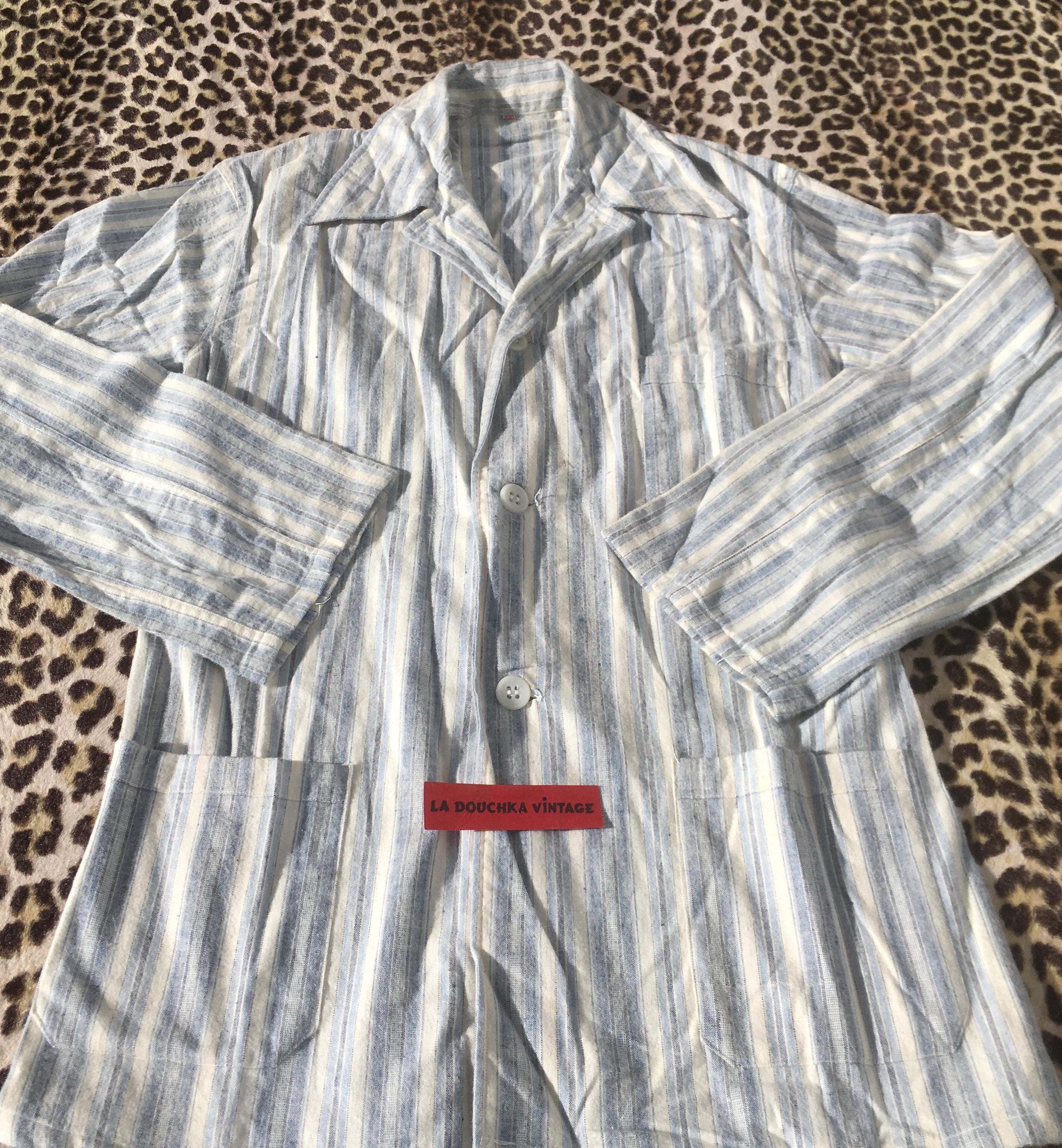 Vintage French Pyjamas - Etsy