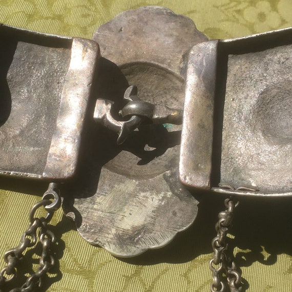 Stunning 1800s / 1900s LARGE BELT BUCKLE & Domes … - image 10