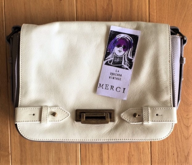 French Designer Le Comptoir Des Cotonniers Leather Shoulder Bag