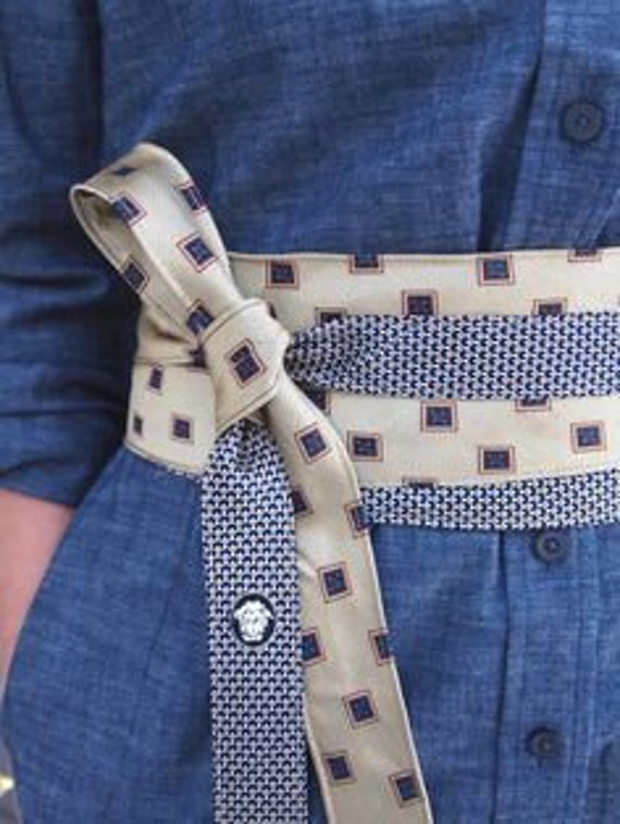French 1990s Vintage Necktie Tie - Lot of 2 - Soc… - image 4