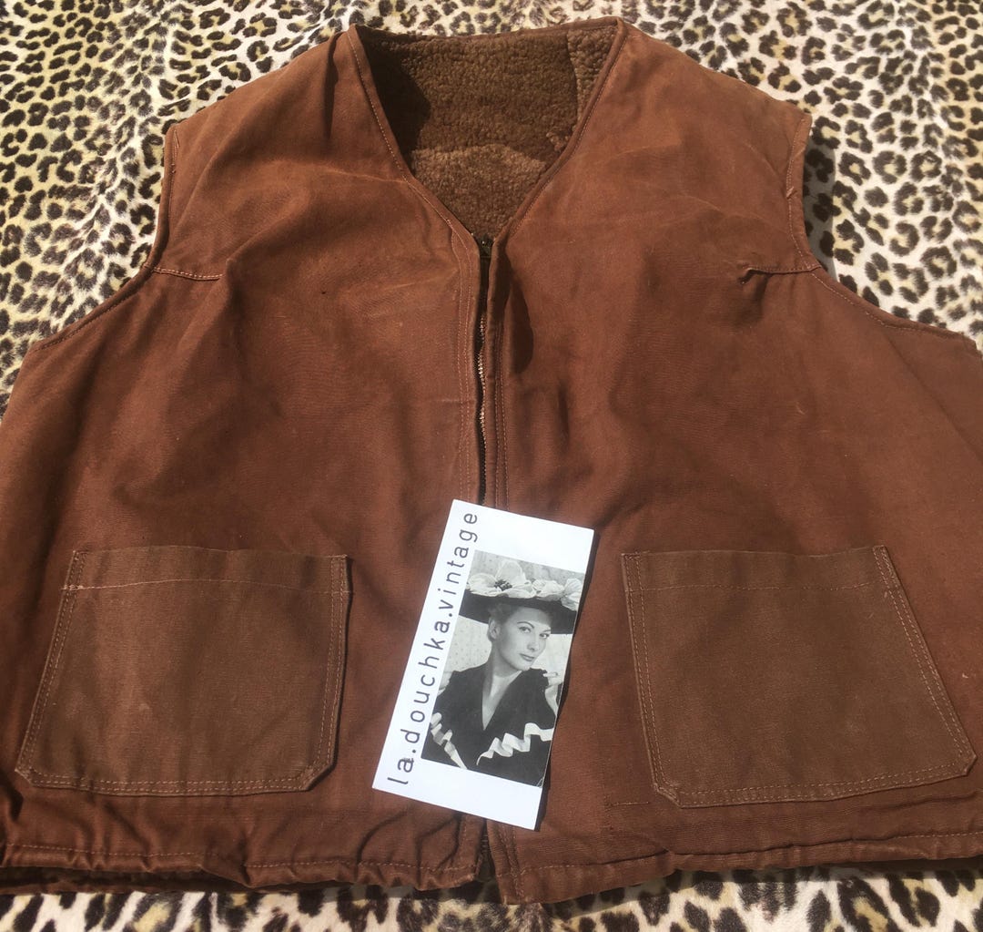 トップス 40s farmers vest France Vintage / 40's Belgium / FRENCH FARMERS COTTON VEST