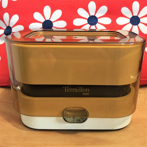 Iconic French Terraillon 4000 Mecanical Kitchen Scale - The First Scale Weighting Solid or Liquids up to 4000 g - Working Fine -Mint Vintage