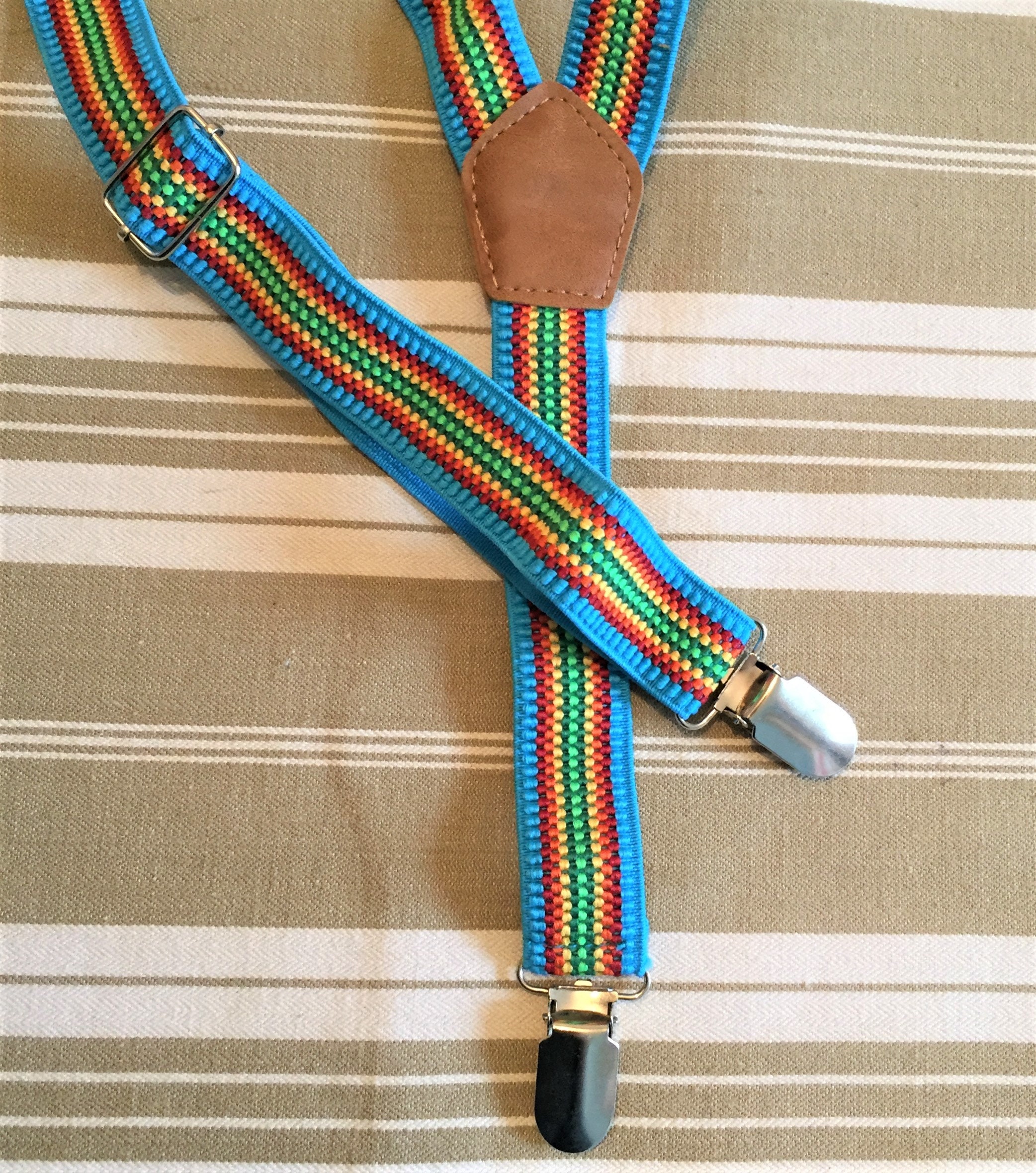 Colorful Suspenders Rainbow Suspenders Rainbow Straps Pride Suspenders Accessoires Riemen & bretels Bretels Rainbow Accessories Suspenders for Men and Women 