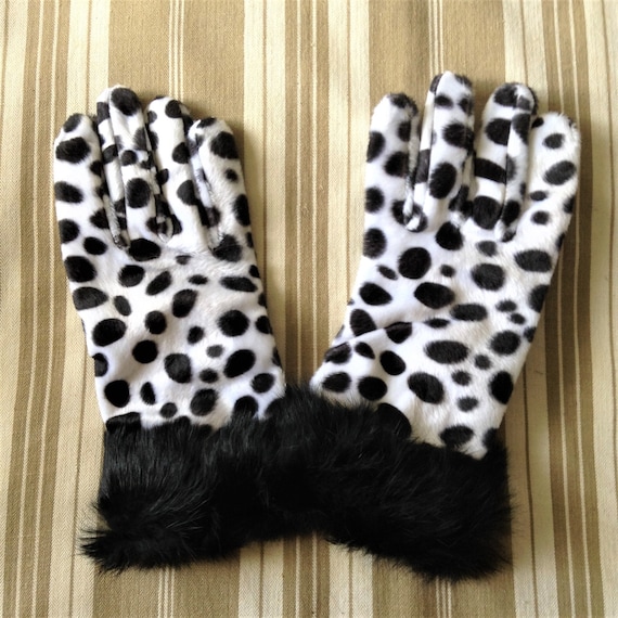 French 1980s Woman Vintage Winter Gloves - Timele… - image 1