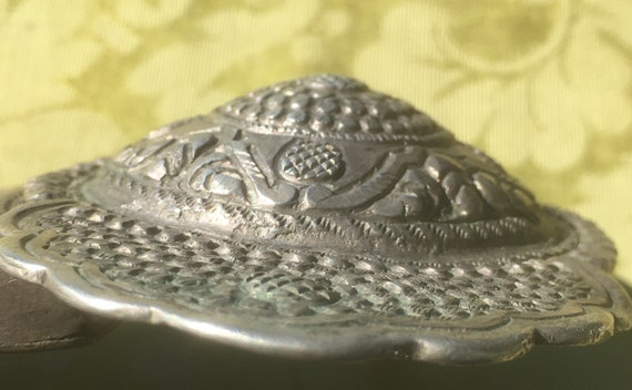 Stunning 1800s / 1900s LARGE BELT BUCKLE & Domes … - image 4