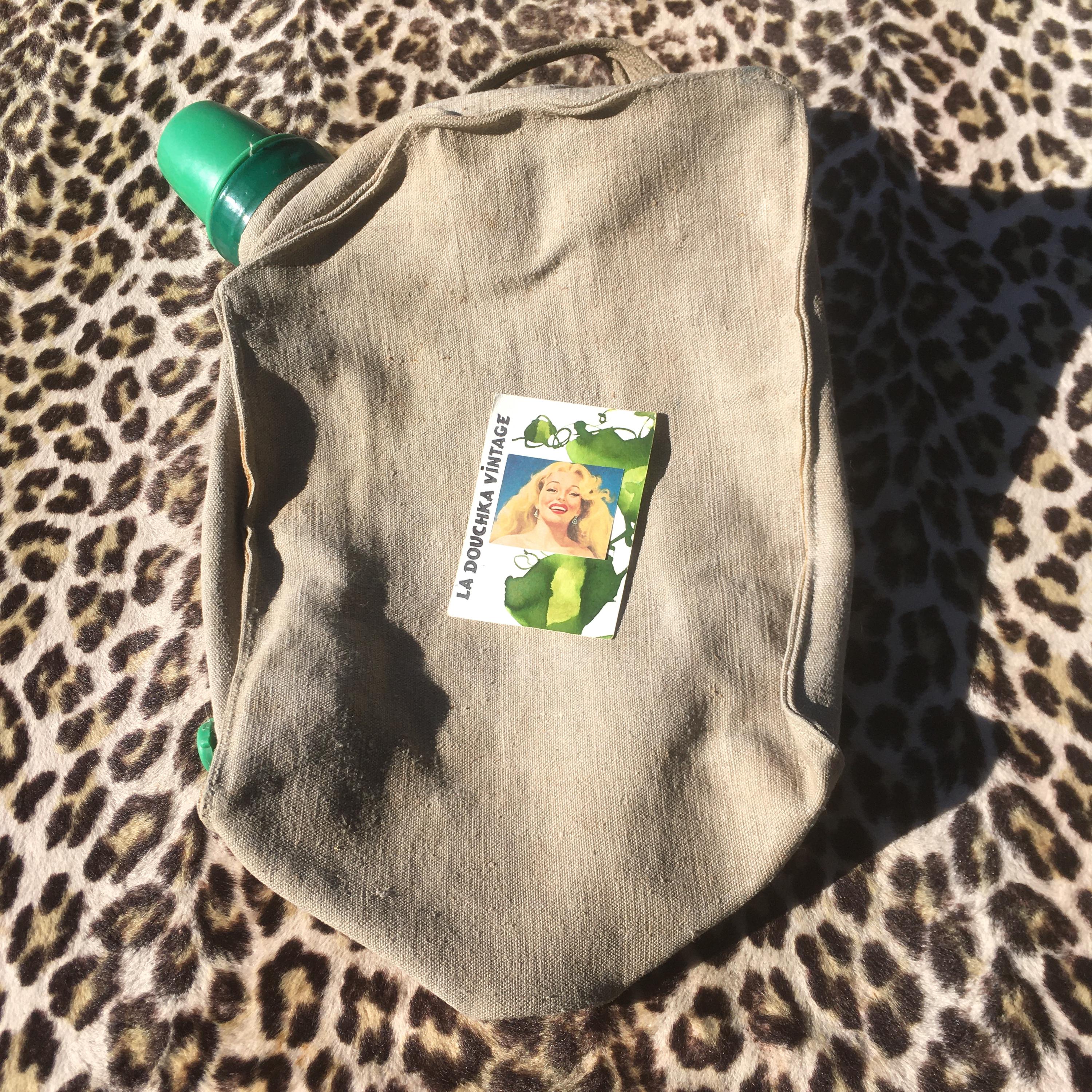Sac à eau de camping de marque Desert vintage des années 40