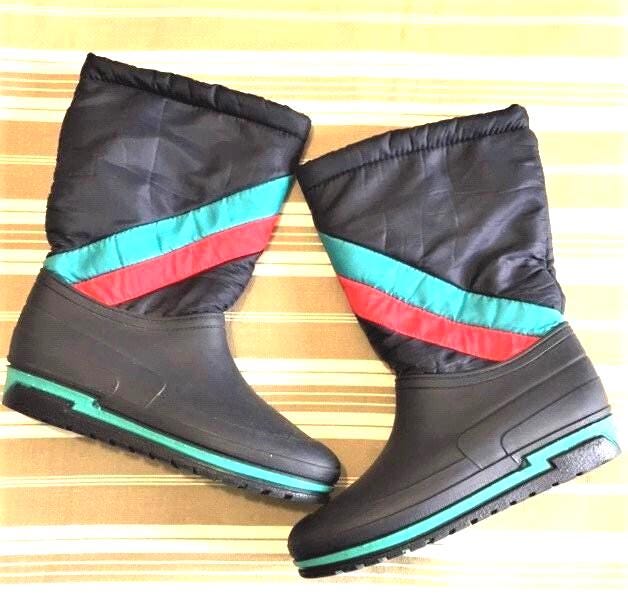 Bottes Polaires Vintage TECNICA Après - Taille US 8 / EU 39 - Italie - Occasion TB