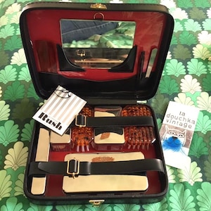Trousse de toilette XXL femme pin-up années 50
