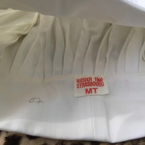 French 1980s Tall TOQUE CHEF HAT ~ White Cotton - Pleated ~ Iconic ...
