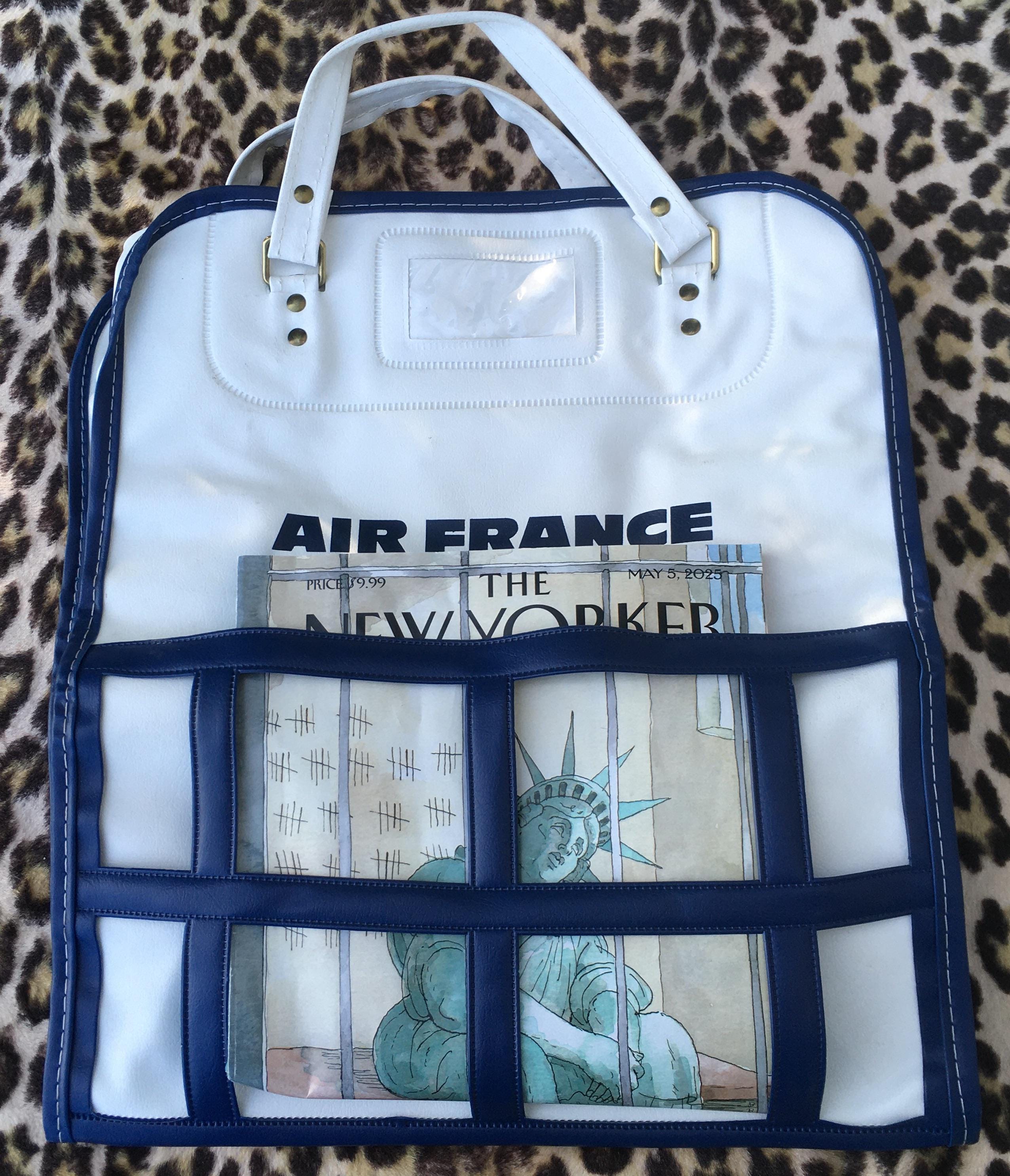 エールフランス航空　キャビンバッグ French AIR FRANCE 1960s Airlines Carry-on / Travel / Flight
