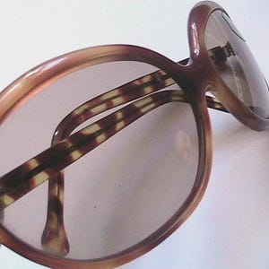 1960’s Oversized Mod French Sunglasses Tortoiseshell, Original glass lenses, New s-l400.jpg main image 2