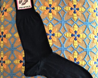 Ancienne paire de chaussettes homme pour jambes sensibles, vintage