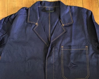 Vintage 1960s French Military Hospital Surgeons Doctors Jacket