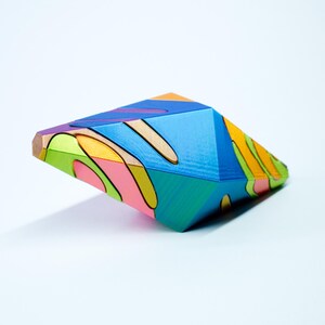 3D-tryckt skulptural juvelpussel fidgetleksak