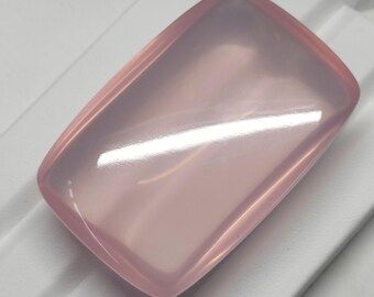 Top fine Quality Handmade Rose Quartz Cabochon Stone, Cushion Cut, 300 Carat