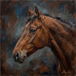 Retrato de caballo personalizado a partir de una foto, arte mural enmarcado, pinturas por encargo sobre lienzo, regalo conmemorativo por la pérdida de una mascota para amantes de los caballos, arte mural con caballos