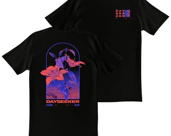 Dayseeker Band Logo T-Shirt - Floral Graphic Print, Unisex Cotton Tee