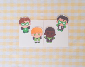 Green lantern dc superhero vinyl sticker