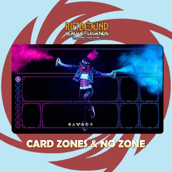 Akali Playmat Riftbound - Etsy