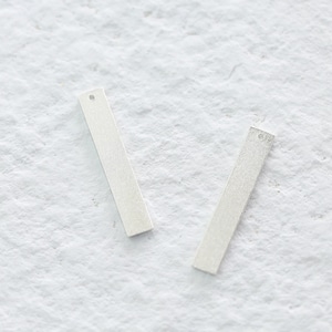 Satin Bar Pendant in Sterling Silver, 14 K Gold Filled | Rose Gold Vertical Bar Pendant