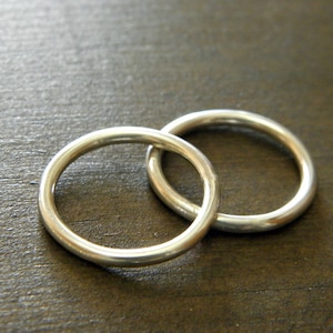 Halo Circle Connector Pendants | Sterling Silver | 14 K Gold Filled | Rose Gold | 1 Pair
