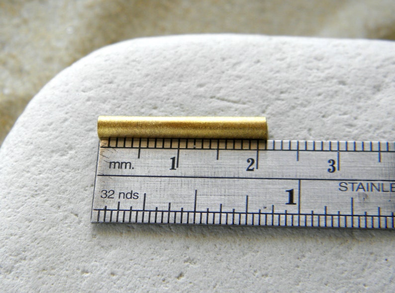 Gold Filled Sterling Silver Satin Tube Pendant