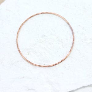 Big Earring Hoops Copper Circle Connector Pendant 4 7 cm 1 Pair image 1