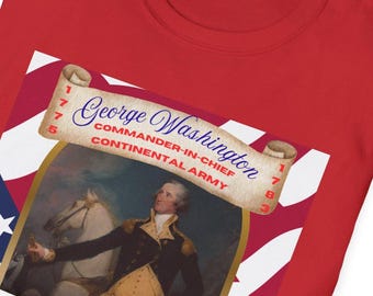 George Washington Revolutionary War T-shirt for history Lovers