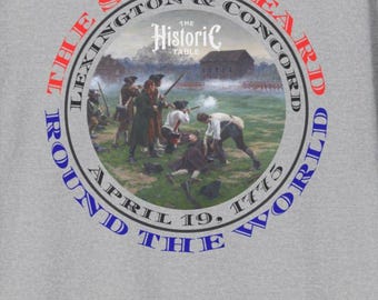 Revolutionary War T-Shirt: Shot Heard Round the World