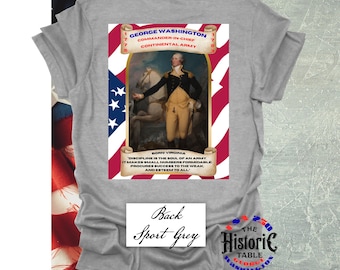 George Washington T-Shirt: America 250, Patriotic Tee