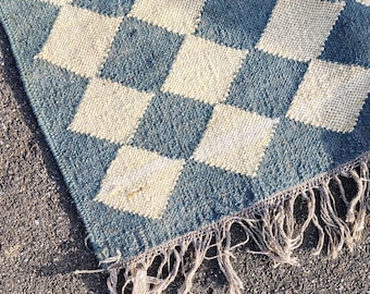 Handwoven Wool Jute Kilim Rug, Handmade, Area Kilim Rug, Flatweave Rug, 5x7 Ft Kilim Rug, Reversible Jute Kilim Rug, Navajo Rug, Custom Rug,