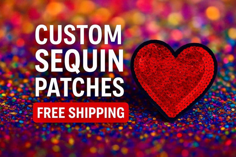 Custom Sequins patches                       Sequins Patches