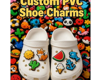 Niestandardowe zawieszki do butów z PVC | Spersonalizowana zawieszka z gumy | Hurtowa sprzedaż zawieszek z logo Clog | Akcesoria obuwnicze