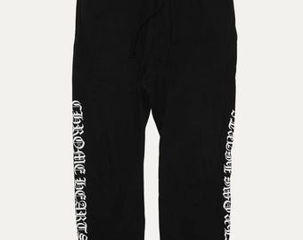Vintage Horseshoe Cross Black Unisex Sweatpants Daily Wear