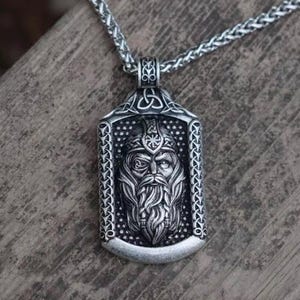 Odin Halskette, Allvater Anhänger, Wikinger Halskette, nordischer Anhänger, Wikinger Schmuck, nordisches Amulett, nordische Mythologie, Wikinger Liebhaber Geschenk