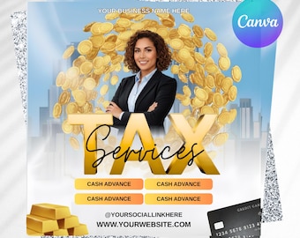 Tax Prep flyer, Business Flyer, Tax Flyer Template, Tax Season, Credit Repair, Tax Flyers, Business Flyer