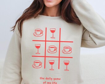 Funny Coffee Lover Tee, Wine Lover Gift,Coffee and Wine T-Shirt, Retro Shirt, Gift For Coffee and Wine Lover