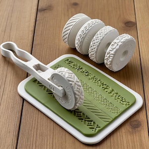 5 STÜCKE Prägewalze, Polymer Clay Texture Roller