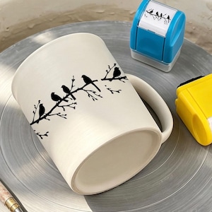 Kleiroller doorlopend patroon, keramische textuurroller, rollende stempel voor pottenbakkers, Clay Art Supplies, cadeau-idee pottenbakker