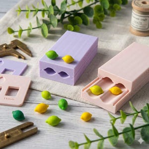 3D Lemon Mold, Miniature Fruit Maker, Portion Cutter, Summer Craft Supply, PLA Tool