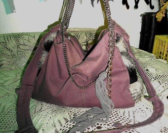 PurplePixie Messenger Bag | Made with 100%  Upcycled Material | 1of1 PixieStitch Original