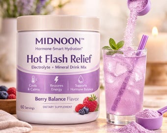 Menopause Hot Flash & Night Sweat Drink Mix With Electrolytes